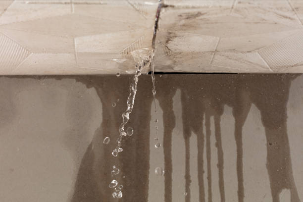Professional Commercial Water Damage Restoration technician working in Greenville, RI